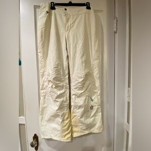 Isis Womens ski pants size 10 off-white color